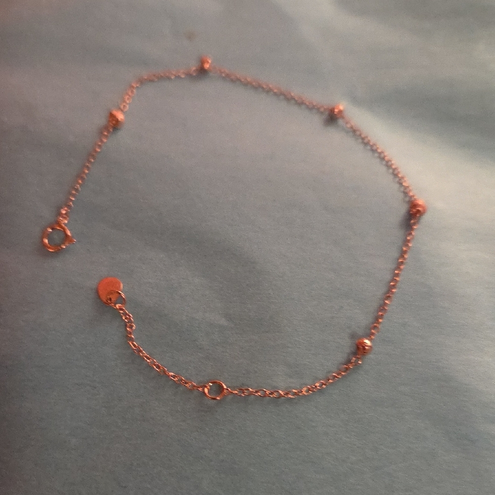 Elegant Rose Gold Chain Bracelet